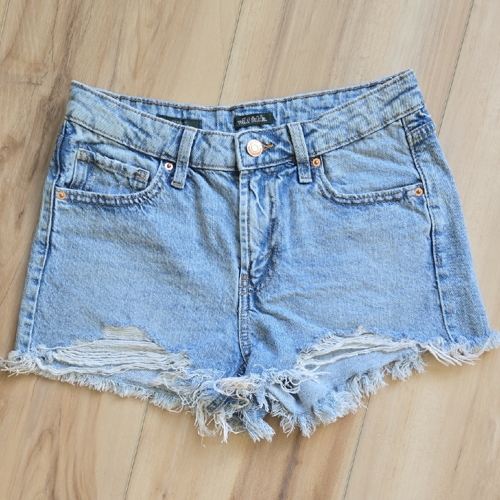 Well Worn Women's Blue Denim Shorts